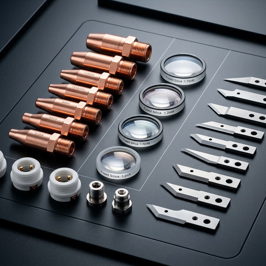 Industrial Laser Cutting and Sticker Blade Spare Parts Tedomise